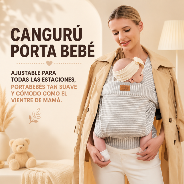 CANGURO PORTABEBÉ ERGONÓMICO