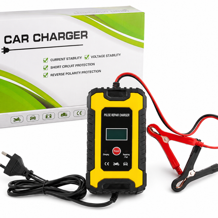 A- CARGADOR DE BATERÍA AUTO - MOTO
