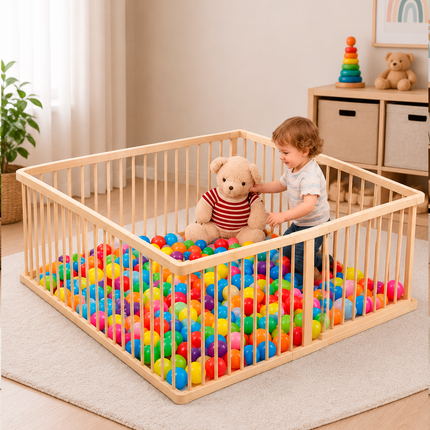 VALLA DE JUEGOS DE MADERA